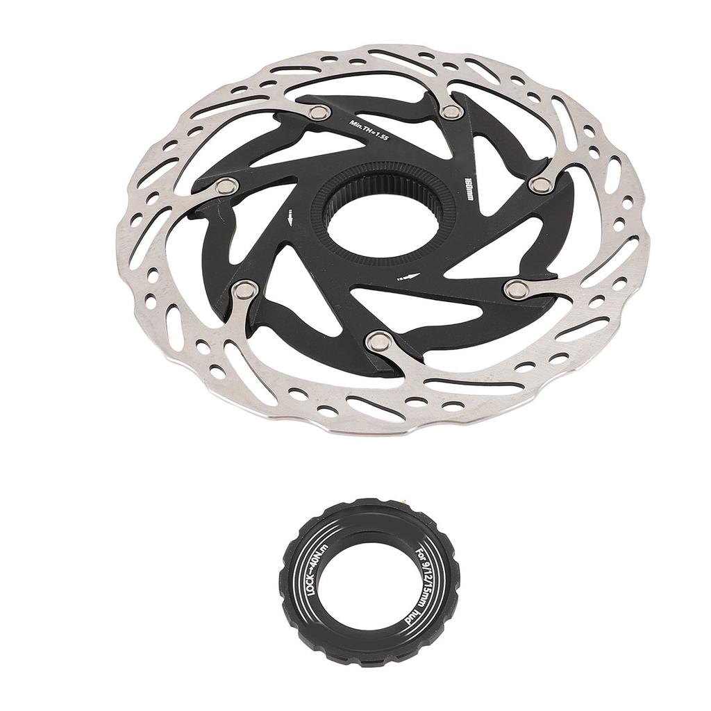 Tarcza hamulcowa 160mm z mocowaniem Center Lock, chłodzona tarcza hamulcowa do kolarstwa szosowego i górskiego, system hamulcowy