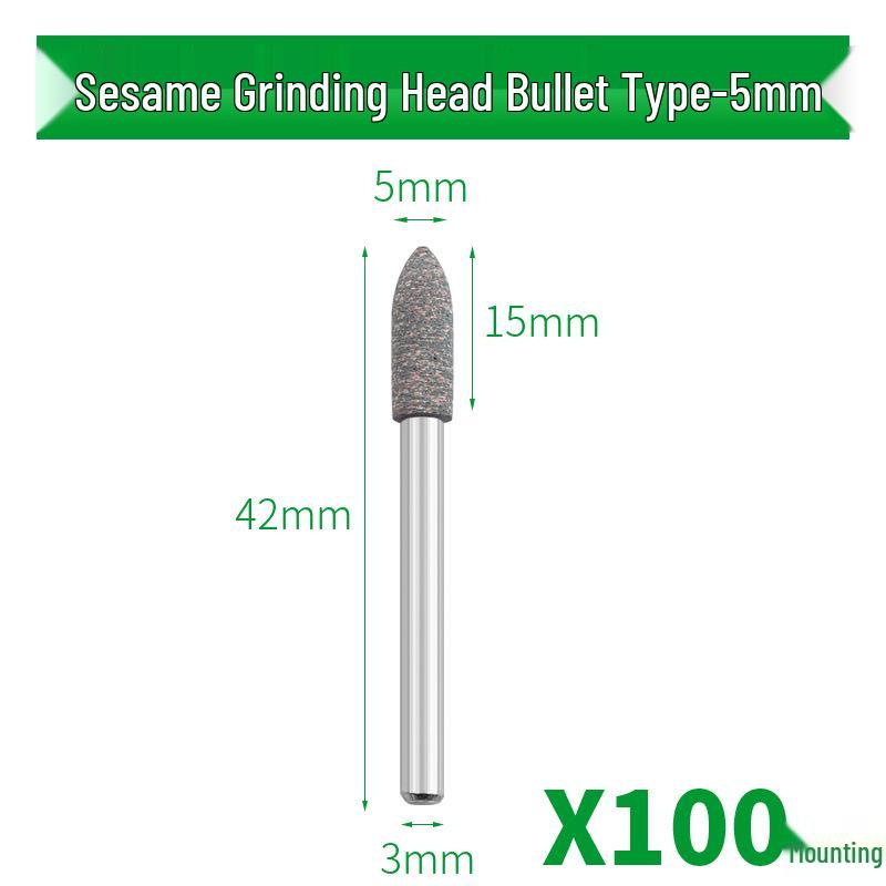 Gummi- und Sesam-Schleifkopf für Metall-, Jade- und Formenpolitur