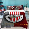 3PCS Football Athletic  Bedding set,Ideal for1pc Duvet Cover And 2pcs Pillowcases Perfect for Christmas gift,Ideal for Bedroom, Dormitory