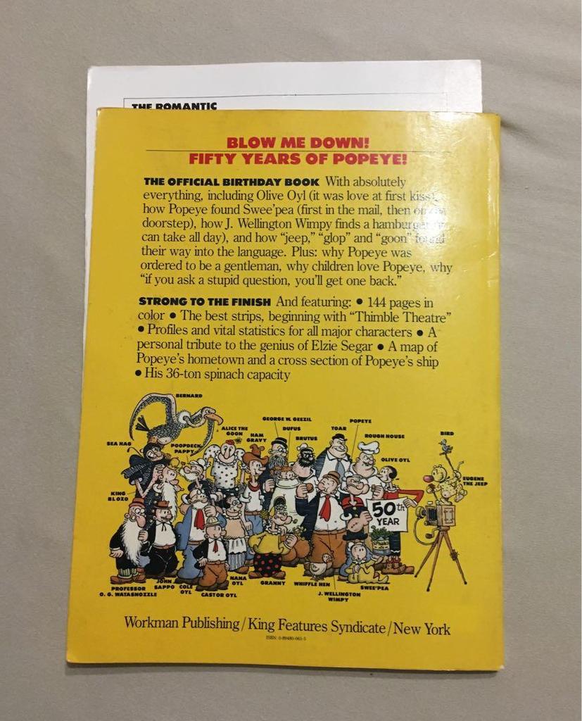 [OCCASION] Popeye, livres étrangers, comics américains