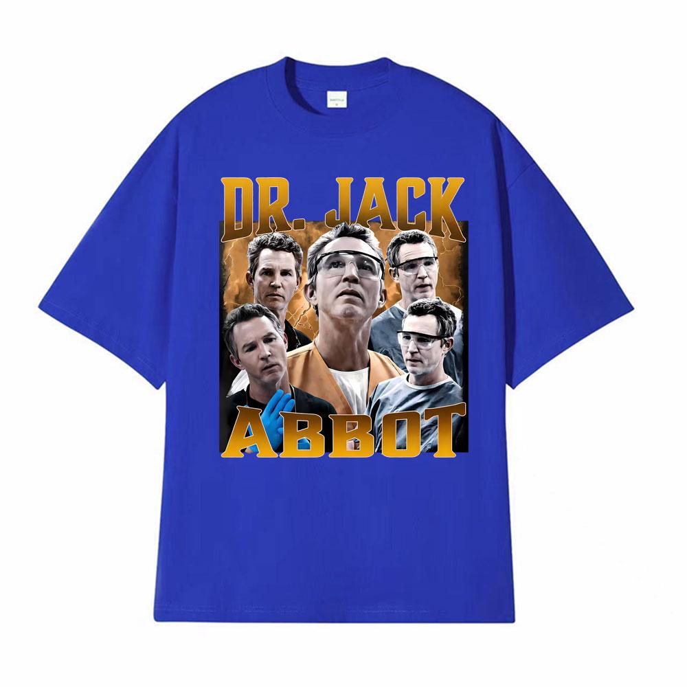 Vintage Dr. Abbott Comfort Medical Drama TV Character Graphic T-shirts Unisex's Clothing Fashion Tee Shirt Unisex Short Sleeve T Shirt