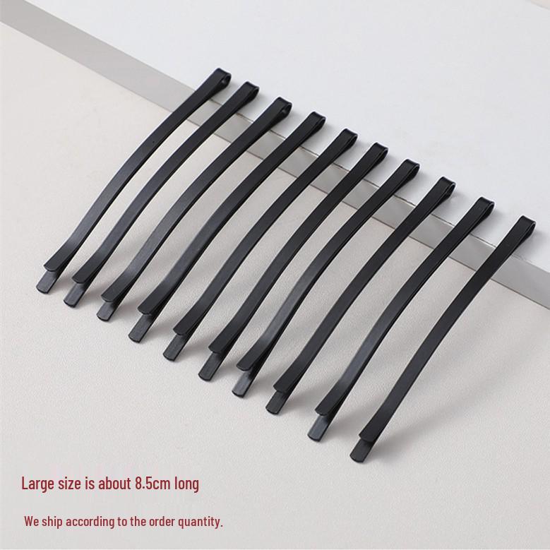 Black Curved Thickened Bangs Hair Clip for Women