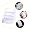 4-Layer Transparent Display Stand Desktop Business Card Box Dedicated Office Business Card Holder Desk Storage Box