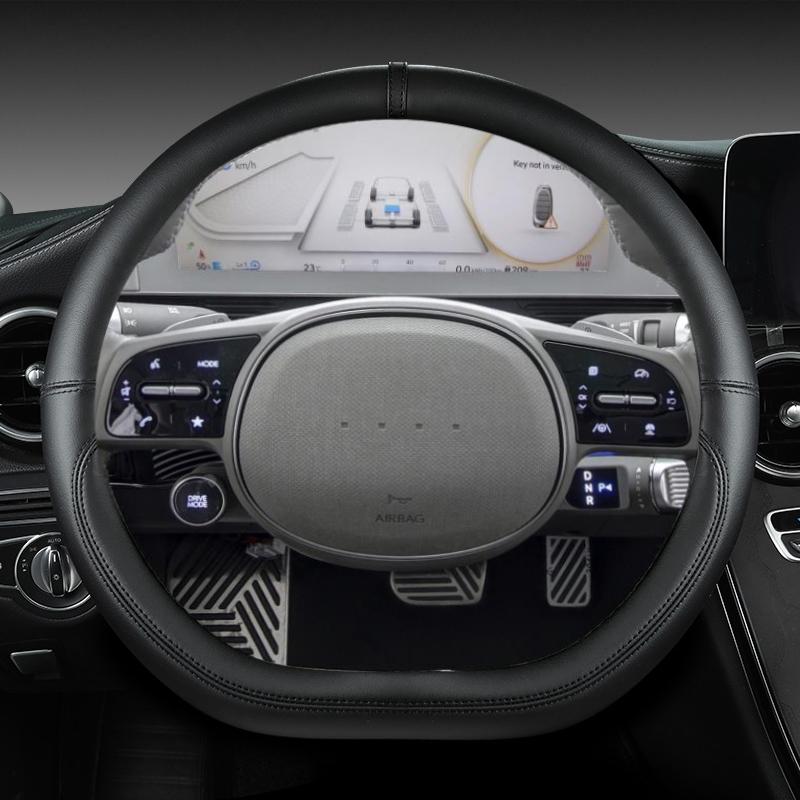 Für Hyundai ioniq 5 2016 2017 2018 2022 Auto Lenkradbezug D-Form PU-Leder Autozubehör