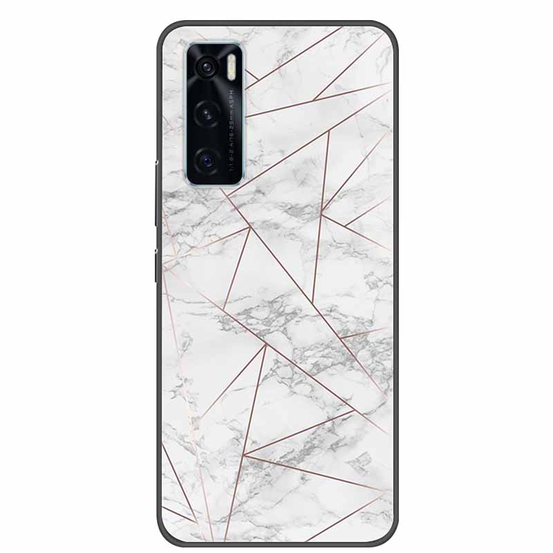 For Vivo V20 SE Case Marble Silicone Soft TPU Bumper Cover Coque For Vivo V20 SE Back Cover Cases for VivoV20 SE V20SE V 20 SE