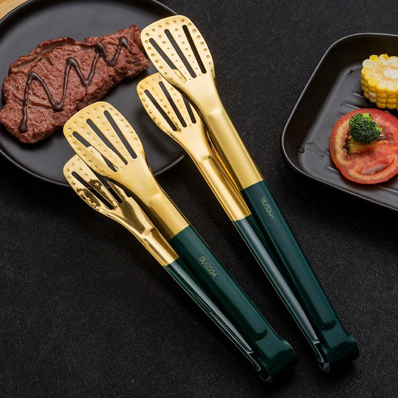 1 Stück Kleine Verdickte 304 Edelstahl Lebensmittelklammern für Küche Outdoor Grillen Steak Backzubehör Brotklemmen