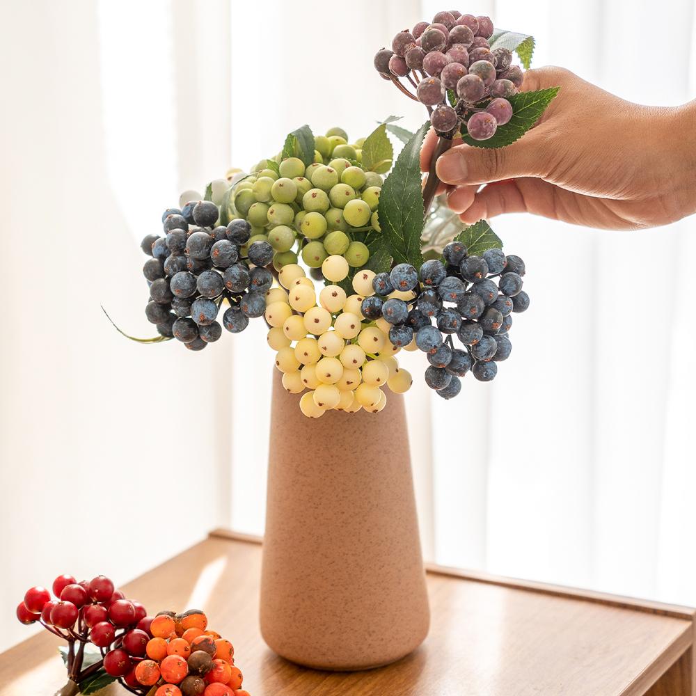 1Pcs Artificial Berry Bundle Chritsmas Decoration Chritsmas Tree Ornaments for Home Decor Navidad New Year Party Supplies Gifts