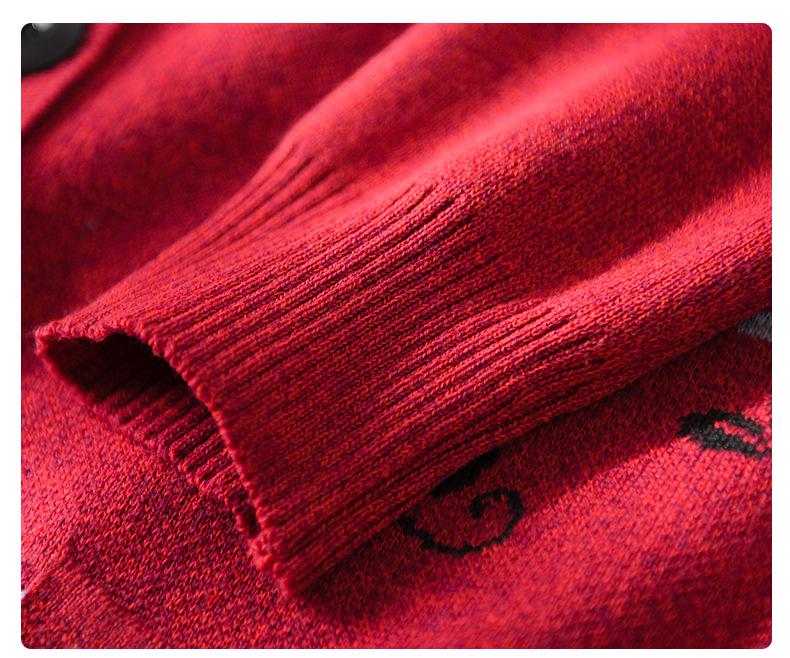 Autumn Winter Wool Cardigan for Middle-aged Women and Elderly - Comfortable Knitwear for Moms