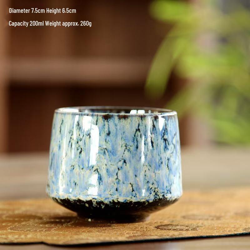 Retro Coarse Pottery Ceramic Coffee and Tea Cup for Home Use