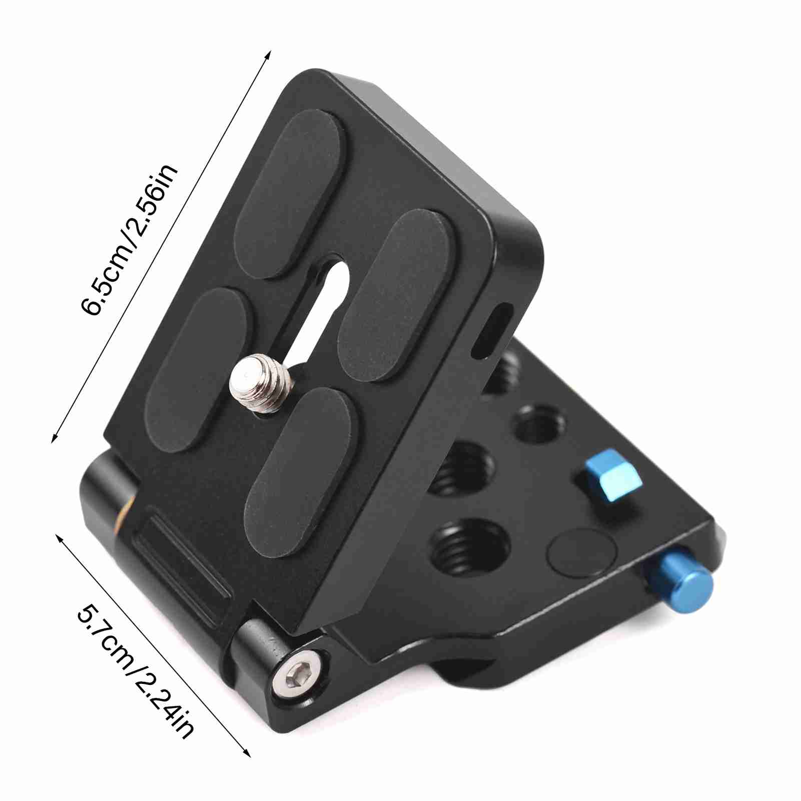 

Quick Release Plate Aluminium Alloy Foldable L Shaped Camera Quick Release Plate with 1 4in and 3 8in Screw Hole for