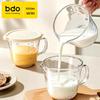 Microwaveable Glass Measuring Cup with Lid