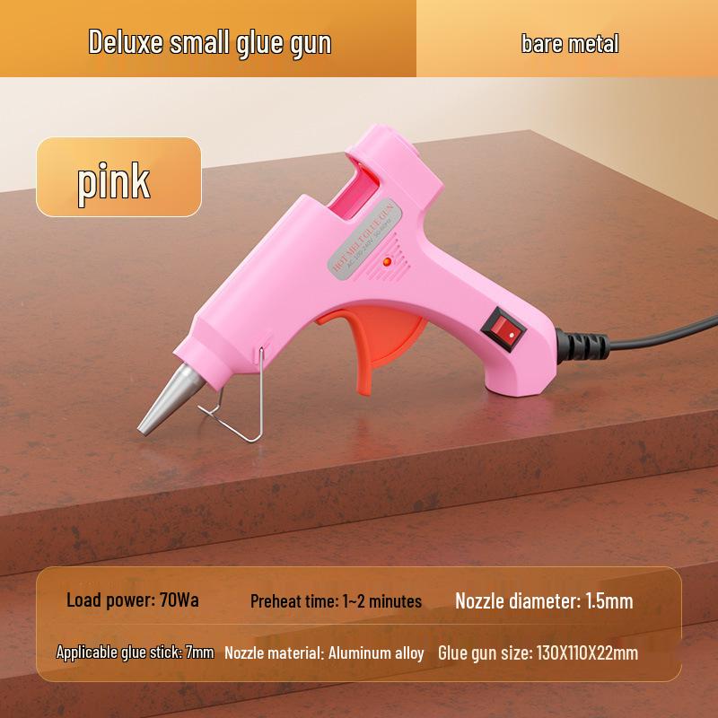 High Viscosity Hot Melt Glue Gun with 7-11mm Sticks for Kids' Crafts and Household Use