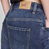 Lee Women's Mid-Dark Blue Wide-Leg Five-Pocket Jeans