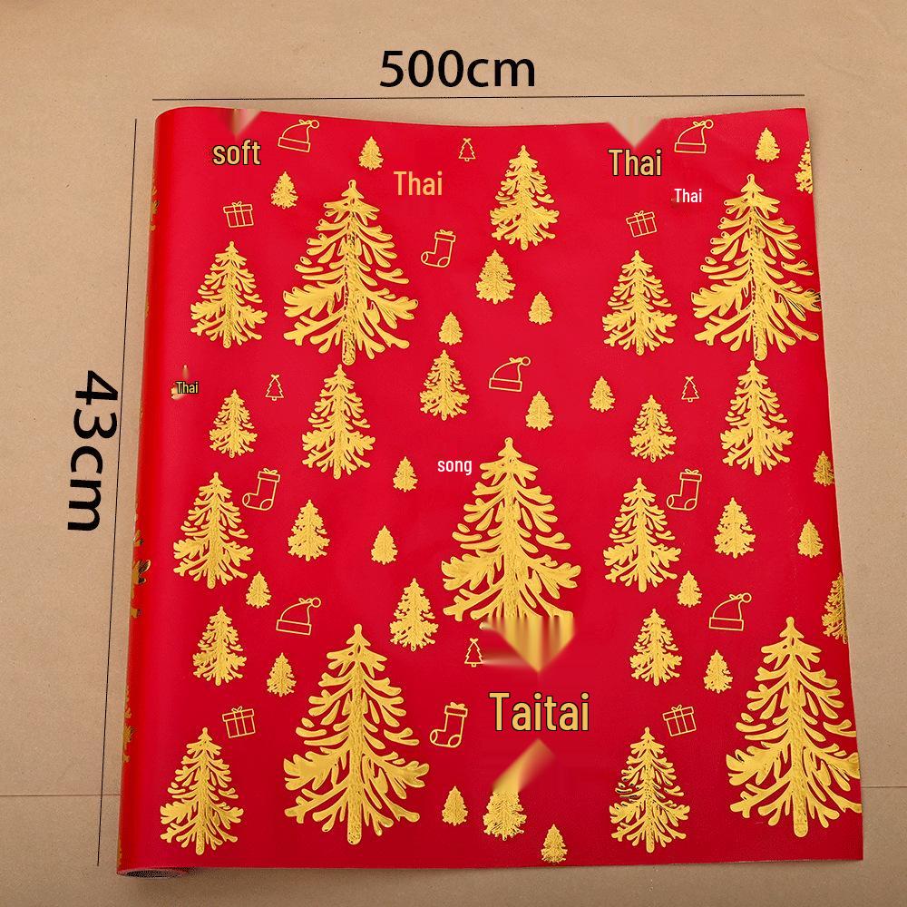 

Новая 5-метровая рождественская упаковочная бумага - Черно-золотая с оленями, снежинками, елками