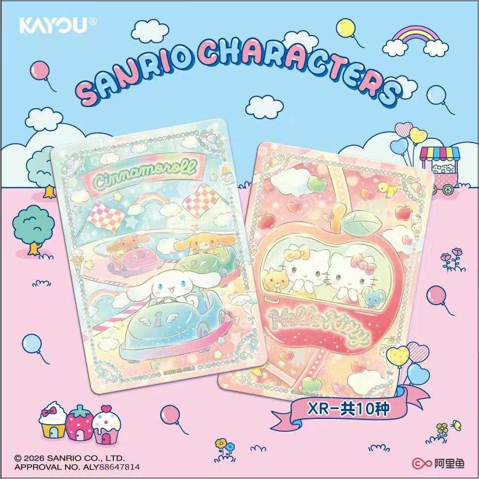 Genuine Sanrio Card Flower Fragrance Story Mengmeng Collection Pack Sanrio Family Collectible Cards Toys Gifts