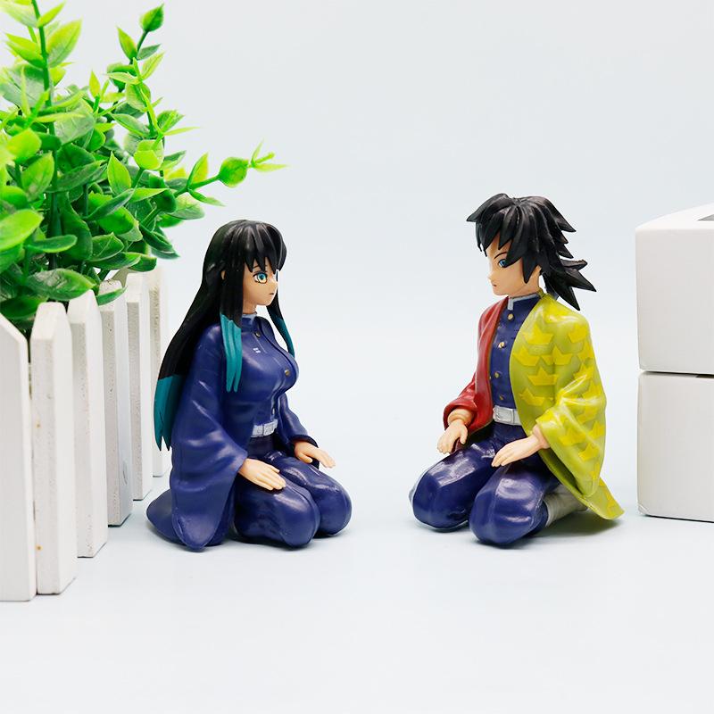 New Original Demon Slayer Kimetsu No Yaiba Kanroji Mitsuri Shinazugawa Sanemi Model Dolls Figurine Collectible