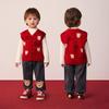 PawinPaw Kids' Christmas Cartoon Bear Lined Casual Pants