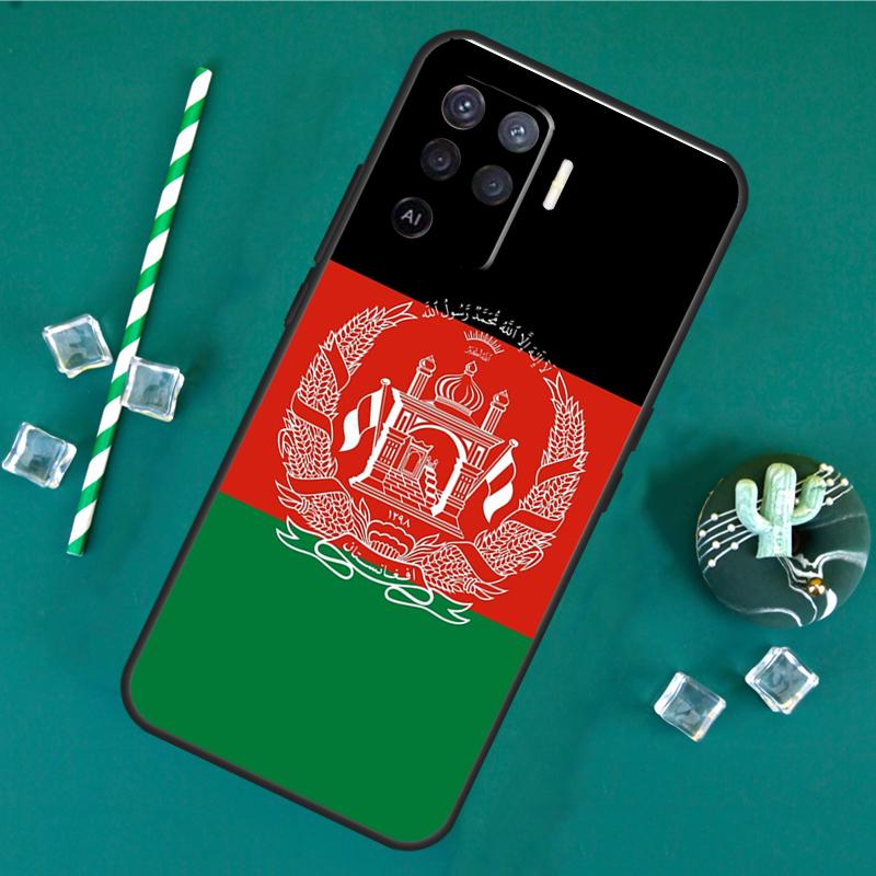Afghanistan Flag Case For Oppo A60 A40 A80 A16 A76 A96 A18 A38 A58 A78 A98 A91 A15 A17 A74 A94 A54 A57S Cover