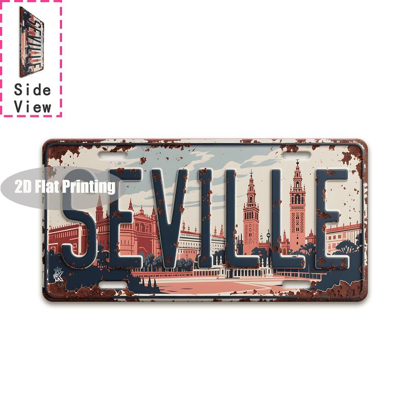 Tin Sign Vintage Durable Metal Plaque Wall Decor Home Office Bar Man Cave Bathroom Entryway Pantry Basement City Birth Year