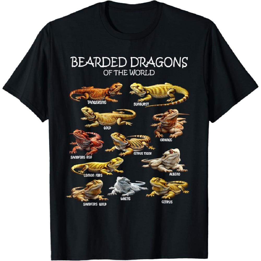 

Bearded Dragons of the World Animal Lover T-Shirt S