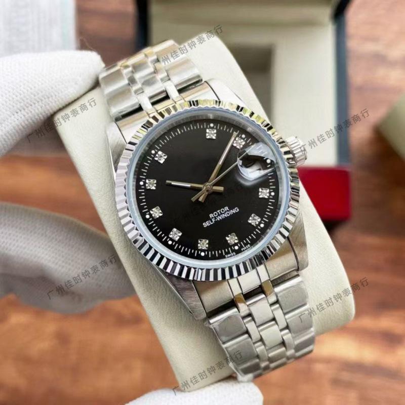 Dijia Tud Klassisch M22010 Business Rautenmuster Automatik Mechanisch Stahlarmband Herrenuhr
