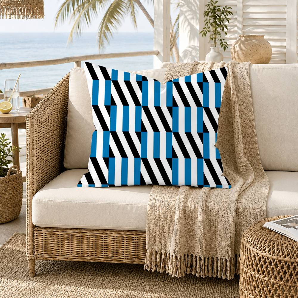 Striped ColorBlocking Art Pattern Pillow Case for Sofa Living Room Home office Decor Protective Cover