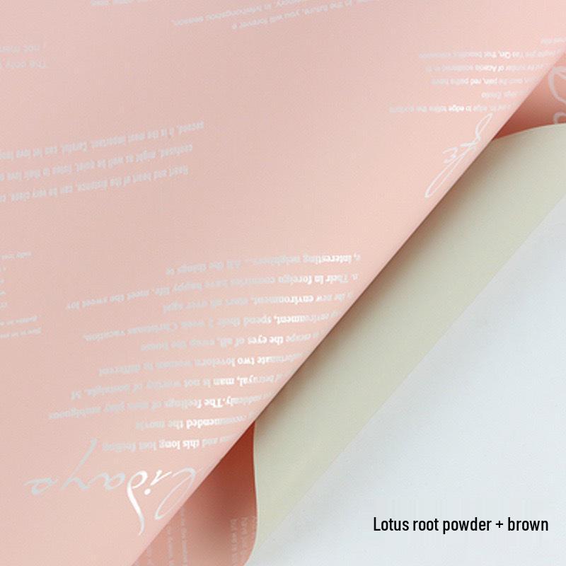 Two-Tone Waterproof Hanji Paper for DIY Flower Wrapping and Bouquet Packaging