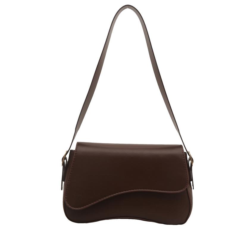 Achseltasche für Damen, Einfarbige 2026 Neues modisches Design Einzelne Schulter-Umhängetasche, Temperamentvolle kleine quadratische Taschen