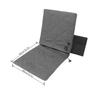 Electric Heated Seat Cushion, Foldable Stadium Seat Cushion with Backrest for Camping, Fishing, and Hunting