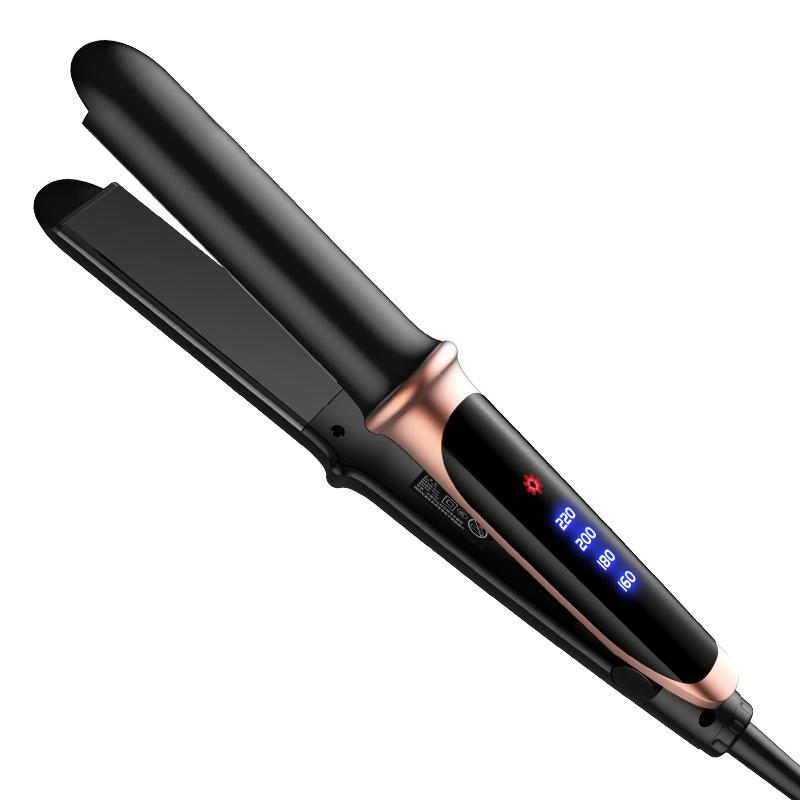 New Style Dual Voltage Hair Flat Iron Hair Straightener Lcd Display Hair Straightening Straight Splint