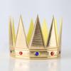Golden Prince Crown Birthday Cake Decoration Hat for Kids 