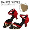Female Adult Latin Dance Shoes High Heel Dance Shoes Ladies Soft Bottom Modern Ballroom Dance Shoes