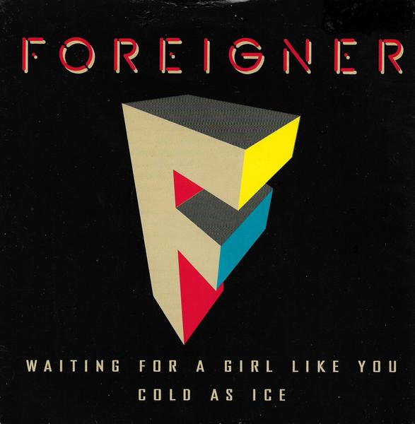 

7inch Record FOREIGNER - Waiting For A Girl Like You / Cold A7493 ATLANTIC 1992 UK Rock Used
