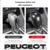 Carbon Fiber Car Gear Head Shift Knob Handle Cover Trim Sticker For VW Golf Polo GTI Tiguan R-Line Passat Santana Variant Jetta BH4