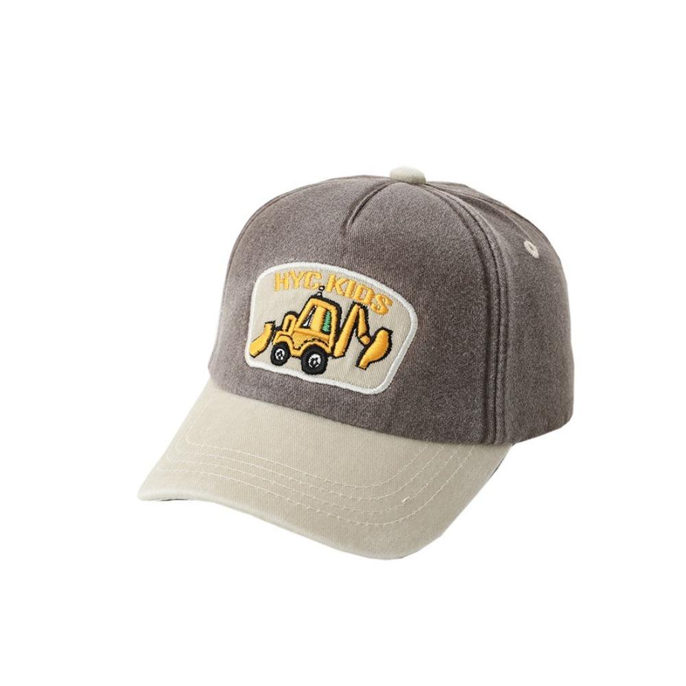 Cappellino con visiera regolabile Colore lavato Cappellino da baseball 2025 Cappello da sole Bambini
