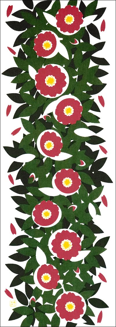 

Dyeing Anbo Hand Towel Authentic Dyed Cotton Tokuoka Made in Japan 35cm x 100cm Sazanka 100%