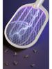 USB Rechargeable 3-in-1 Electric Mosquito Swatter: Portable, Handheld, Wall-Mount for Home & Outdoors.