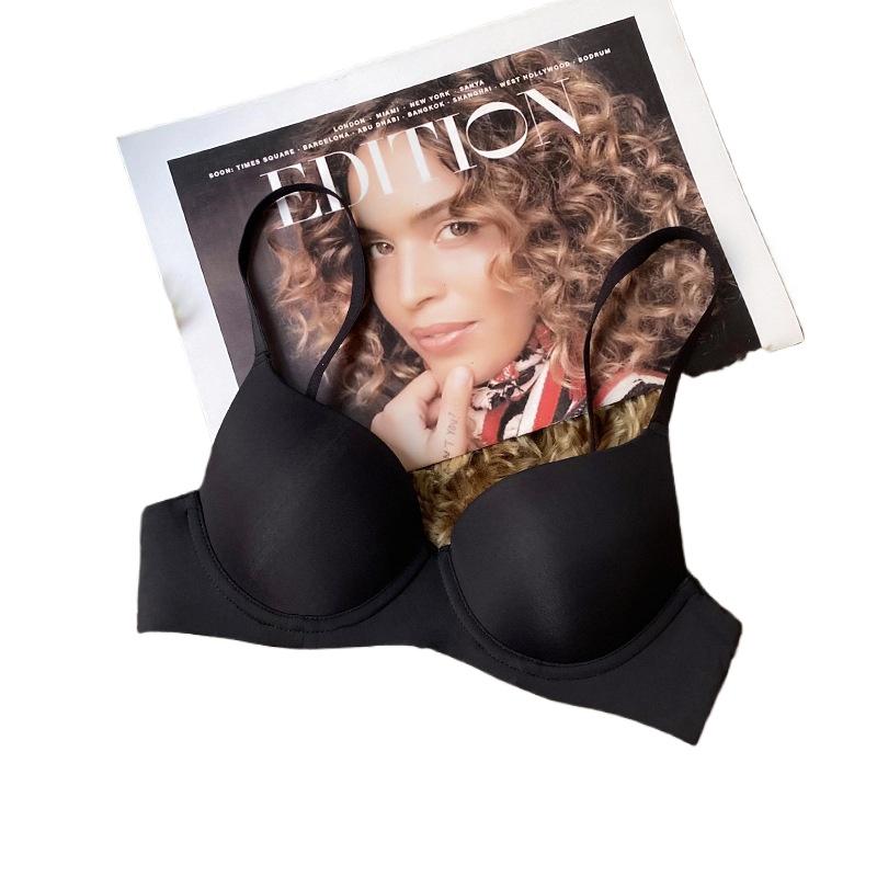 Plus Size Lingerie for Women Seamless Push Up Bra Sexy Thin Cup Cotton Brassiere Comfortable Underwie Bra