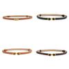 Genuine Leather Womens Fashion Belt With Pearl Detail For Casual And Formal Wear
