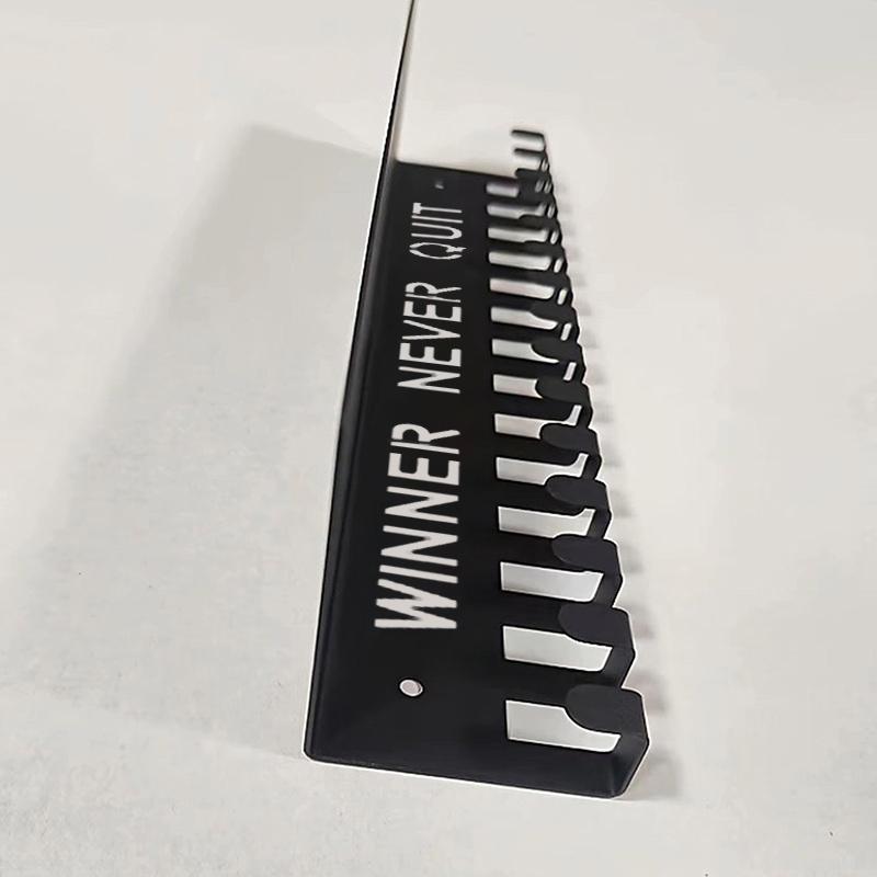 Металлическая стойка для медалей, держатель для медалей, настенный, большой вместимости, держатель для наград для соревнований, футбола, баскетбола, спорта, карате