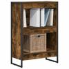 Bookshelf Smoked Oak Finish 60 x 30 x 86.5 cm Particleboard