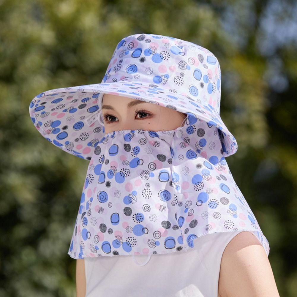 Breathable Fisherman Hat UV Protection Sun Protection Hat Fashion Wide Brim Hat  Summer Outdoor