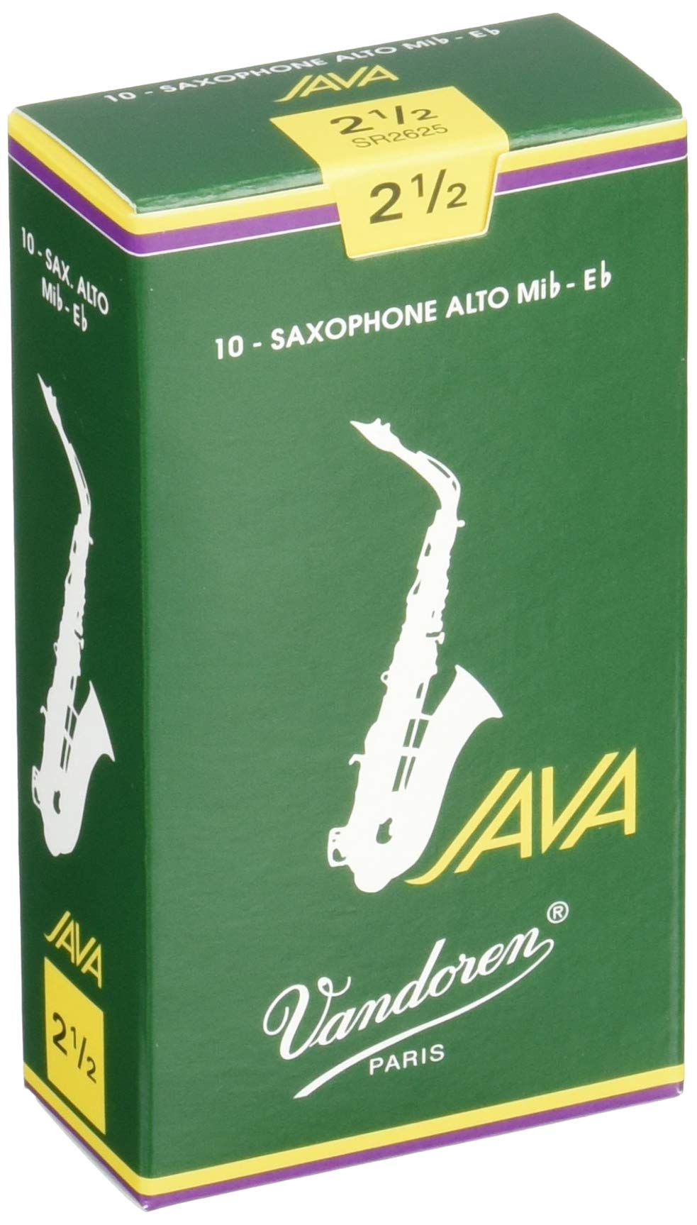 

Трость для саксофона альт Вандорен JAVA Твёрдость: 2-12 (10 кусочков)