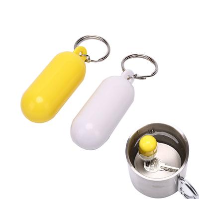 Yellow/White Color Kayak Floating Keyring Fender Buoyant Key Ring Marine Sailing Boat Float Canal Keychain