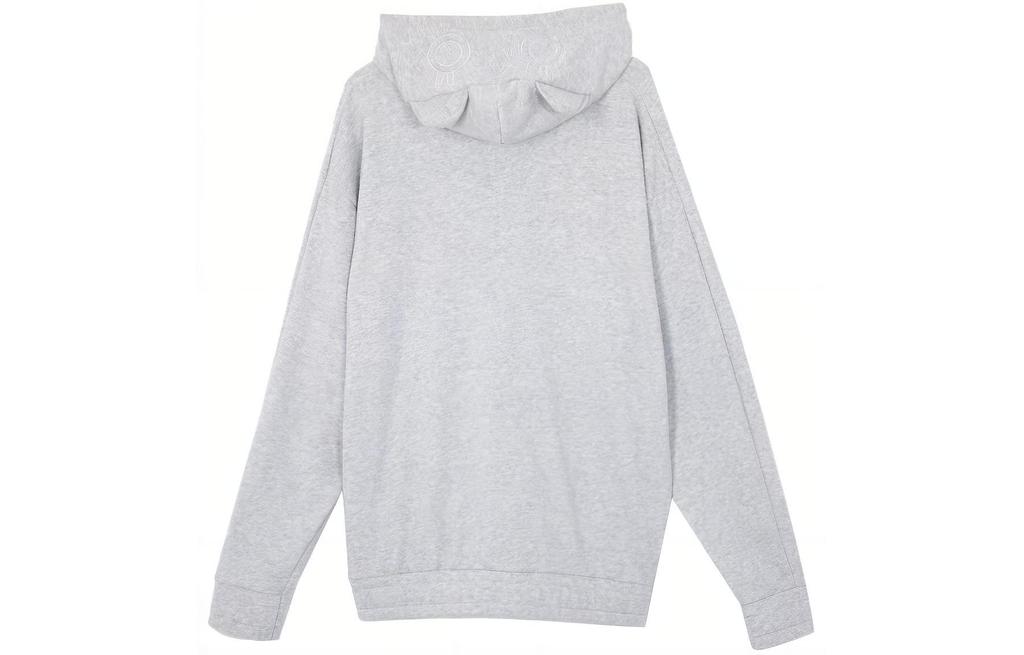 PUMA NEKO GRAPHIC T7 FZ HOODIE Sweatshirt Unisex Light Mixed Gray 627267-04