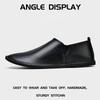 Fashion Business Breathable Loafers Mens Genuine Leather Flats Comfortable Soft Sole Shoes Moccasins Ultra-light  Slip on Walking Shoes