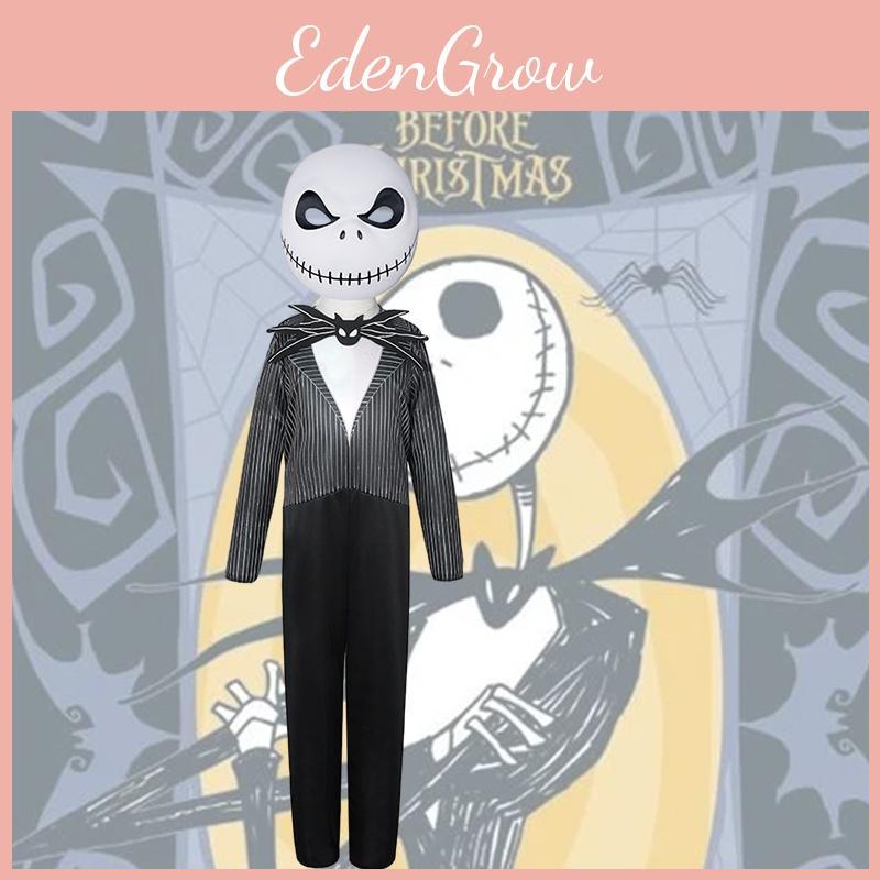 Scary Jack Skellington Cosplay Suit For Boys Perfect For Halloween Parties
