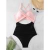 One-piece Swimwear Female Sexy Cross-cut Tight European and American Backless Swimsuit