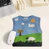 Charming Sweater Print Mouse Pad - Stylish, High-Value Desk Accessory for Office or Dorm