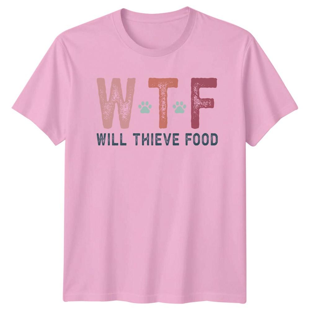 Wtf Will Thieve Food Dog Lover TShirt Adult Humor Quote Tee